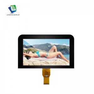 Landscape TFT LCD 10.1 inch LCM with CTP 1024*600 resolution RGB Interface 200nits TN display