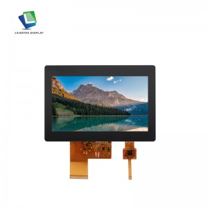 CTP with TFT LCM 4.3 inch RGB interface 800*480 Resolution 600nits brightness IIC 6PIN CTP