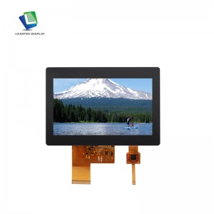 CTP with TFT LCM 4.3 inch RGB interface 800*480 Resolution 600nits brightness IIC 6PIN CTP