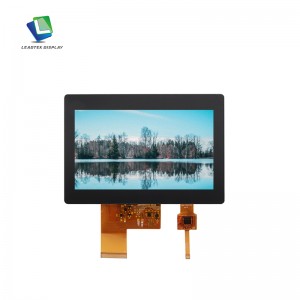 CTP with TFT LCM 4.3 inch RGB interface 800*480 Resolution 600nits brightness IIC 6PIN CTP