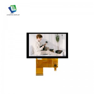 5 Inch TFT LCD 800*480 IPS Panel 510 Nits RGB Touch Display