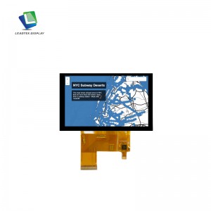 5 Inch TFT LCD 800*480 IPS Panel 510 Nits RGB Touch Display