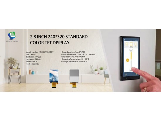 2.8 INCH 240*320 STANDARD COLOR TFT DISPLAY