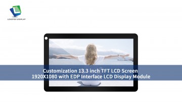 Customization 13.3 inch TFT LCD Screen 1920X1080 with EDP Interface LCD Display Module