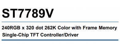 Driver IC ST7789V