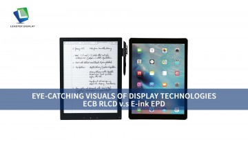 EYE-CATCHING VISUALS OF DISPLAY TECHNOLOGIESECB RLCD v.s E-ink EPD