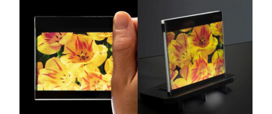 Glass-free organic LCD boasts ultra-narrow border