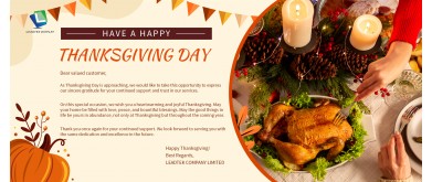 Happy Thanksgiving to all Leadtek Customers