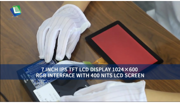 7 INCH IPS TFT LCD DISPLAY 1024×600 RGB INTERFACE WITH 400 NITS LCD SCREEN