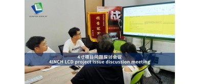 4 inch LCD project issue discussion meeting