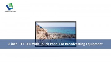 8 inch TFT LCD With Touch Panel For Broadcasting Equipment