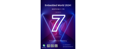 Just One Week to Go! Countdown to the Embedded World 2024!