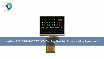 Leadtek 3.5’’ 320X240 TFT LCD Display Use For Broadcasting Equipment