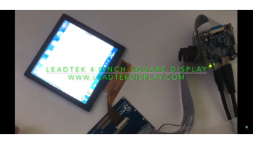 Leadtek 4.0inch Square TFT LCD with Capacitive Touch for Vending Machine