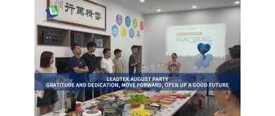 LEADTEK AUGUST PARTY GRATITUDE AND DEDICATION, MOVE FORWARD, OPEN UP A GOOD FUTURE