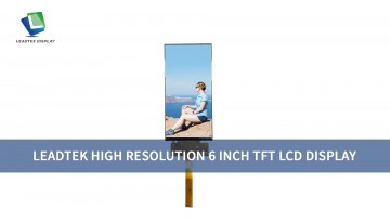 LEADTEK HIGH RESOLUTION 6 INCH TFT LCD DISPLAY