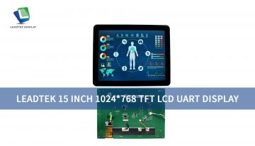 Leadtek 15 Inch 1024*768 TFT LCD UART Display