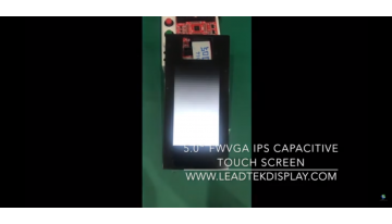 LEADTEK 5.0 inch FWVGA IPS Capacitive Touch Screen