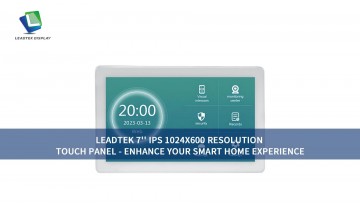 Leadtek 7'' IPS 1024X600 Resolution Touch Panel - Enhance Your Smart Home Experience