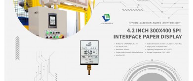 Leadtek New Product Introducing - 4.2 inch 300x400 SPI Interface Paper Display