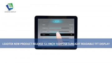 Leadtek New Product Release 12.1inch 1024*768 Sunlight Readable TFT Display