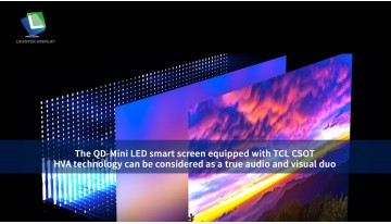 QD-Mini LED smart screen equipped with TCL CSOT HVA technology