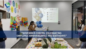 "November Cheers: Celebrating Employee Anniversaries and Birthdays"