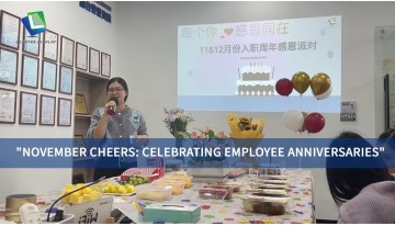 "November Cheers: Celebrating Employee Anniversaries"