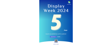 Only 5 days! Count on Display Week 2024 with Leadtek on #1608 !