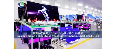 Raising1 billion dollar LGD increases investment in small-sized OLED