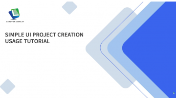 SIMPLE UI PROJECT CREATION USAGE TUTORIAL