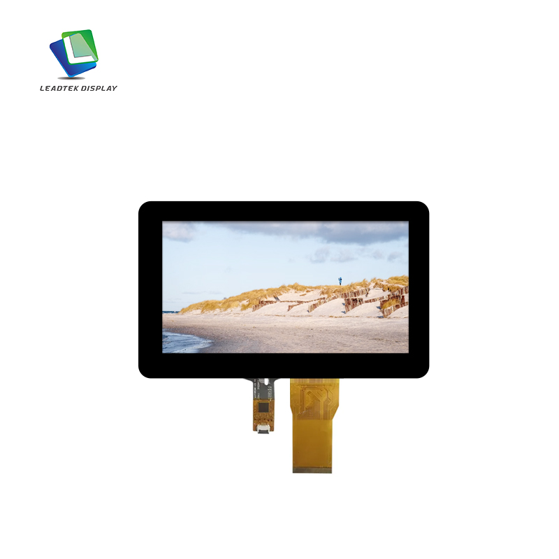 6.8 inch 1024*600 IPS screen with LVDS interface LCD Touch Display