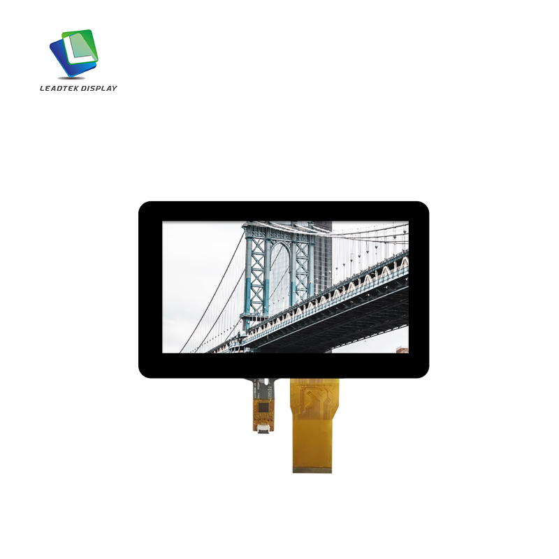 6.8 inch 1024*600 IPS screen with LVDS interface LCD Touch Display