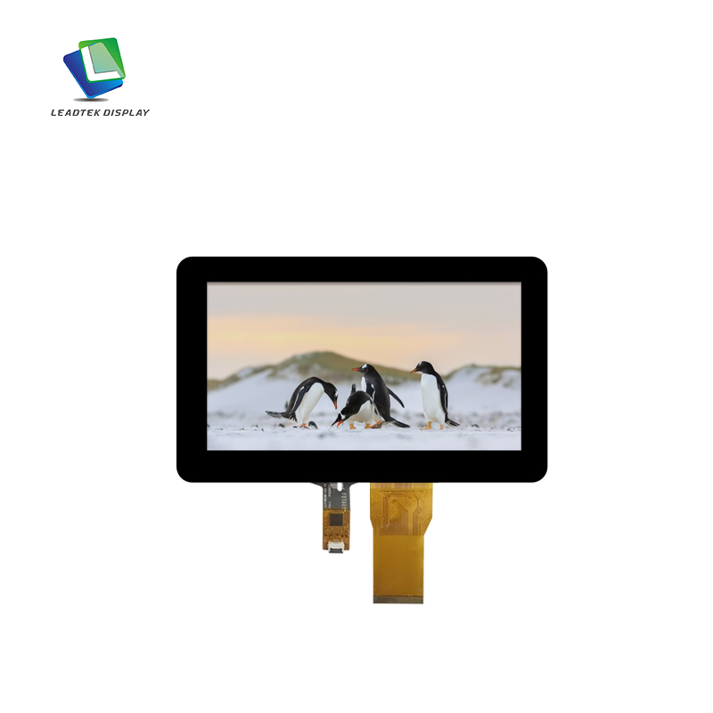 6.8 inch 1024*600 IPS screen with LVDS interface LCD Touch Display