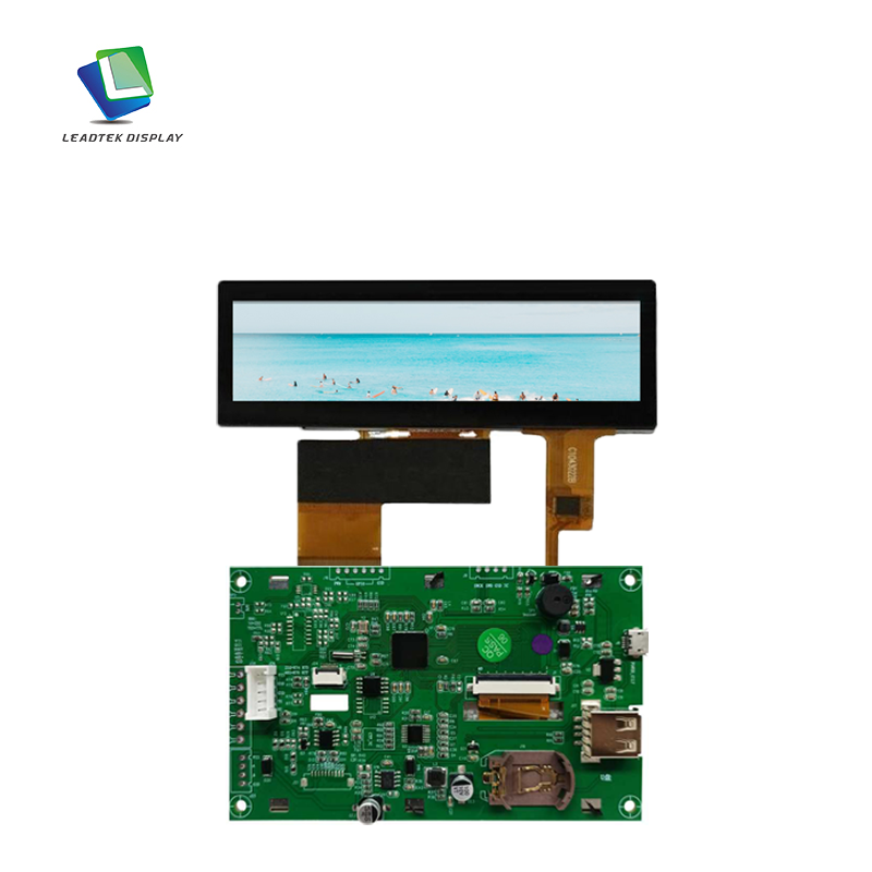 3.9 Inch 480*128 UART TFT LCD Module With touch screen