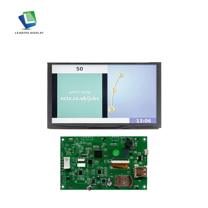 5 Inch 800*480 UART Display Without touch screen for Transportation