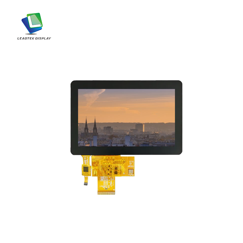 5 inch TFT LCD screen resolution 800*480 RGB interface Transflective Display